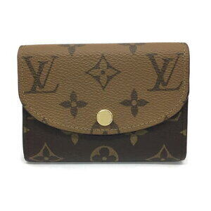 Louis Vuitton Porte Monnaie Wallet Rosary Monogram Reverse Wallet